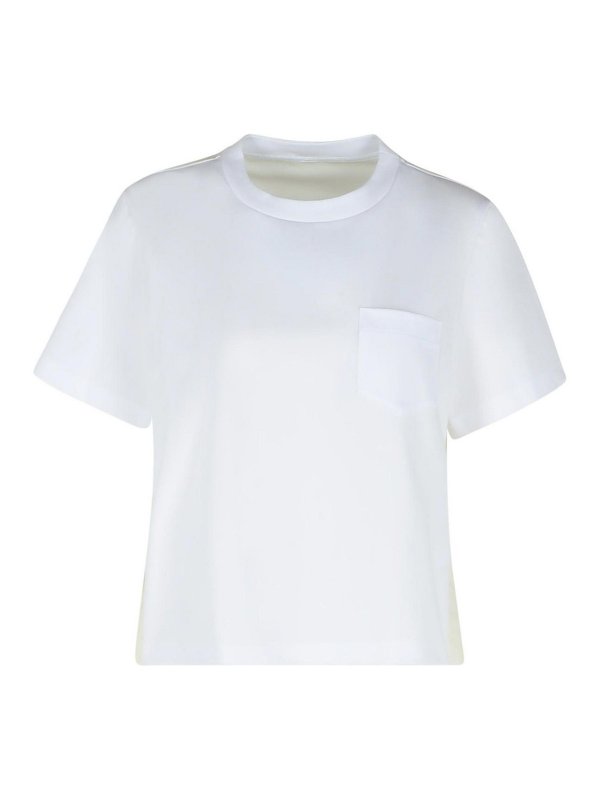 Sacai: Camisetas - Camiseta - Blanco