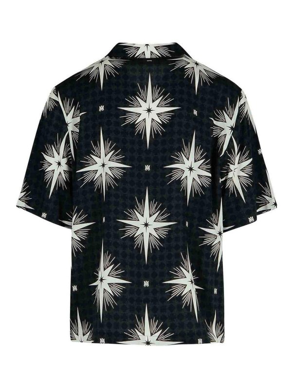 AMIRI: shirts online - Starbus Black Viscose Shirt