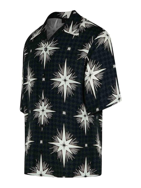 The Best Shops AMIRI: shirts - Starbus Black Viscose Shirt