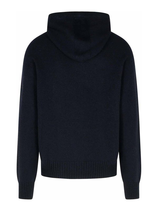 TOM FORD: Strickpullover mit Rundhalsausschnitt online - Rundhalspullover - Dunkelblau