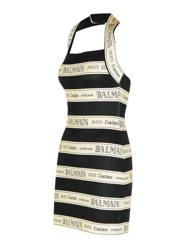 The Best Shops Balmain: ニーレングスドレス - 膝丈ドレス - 黒