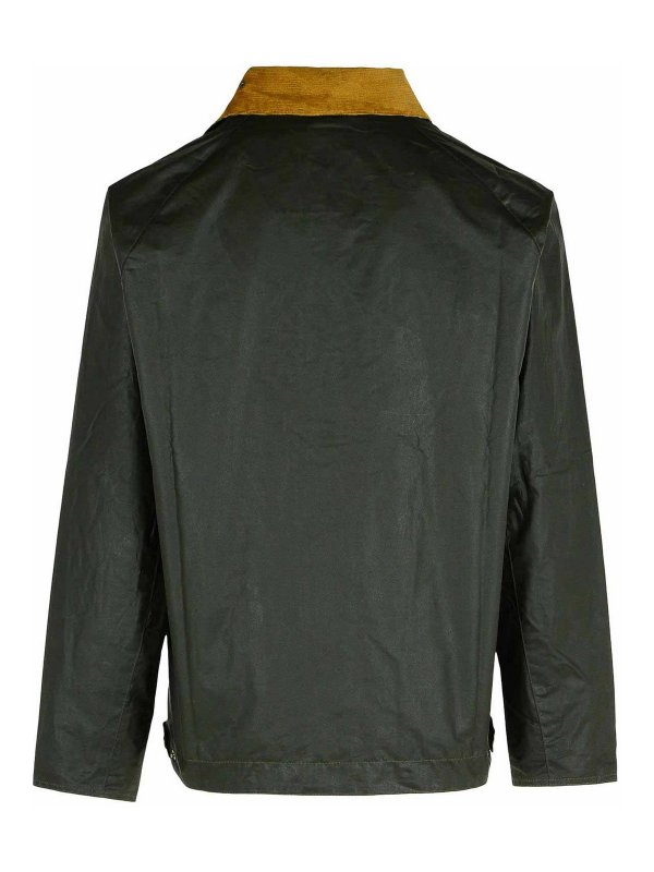 BARBOUR: casual jackets online - Bedale Green Waxed Cotton Jacket