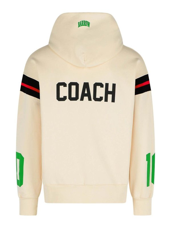 BARROW: Felpe e maglie online - COACHE FEGHTHIRT in cotone avorio