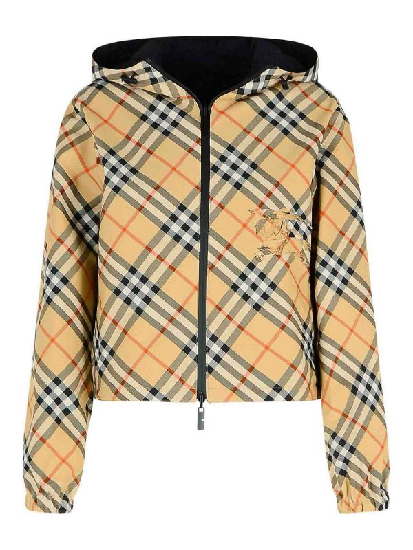 BURBERRY: casual jackets - Beige Polyester Jacket