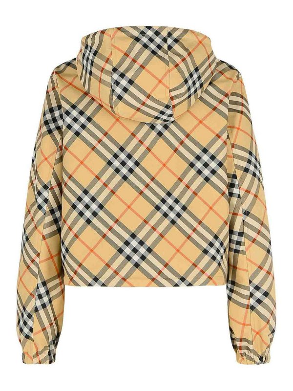 BURBERRY: casual jackets online - Beige Polyester Jacket