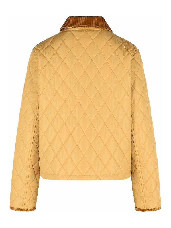 BURBERRY: padded jackets online - Padded Beige Polyamide Jacket