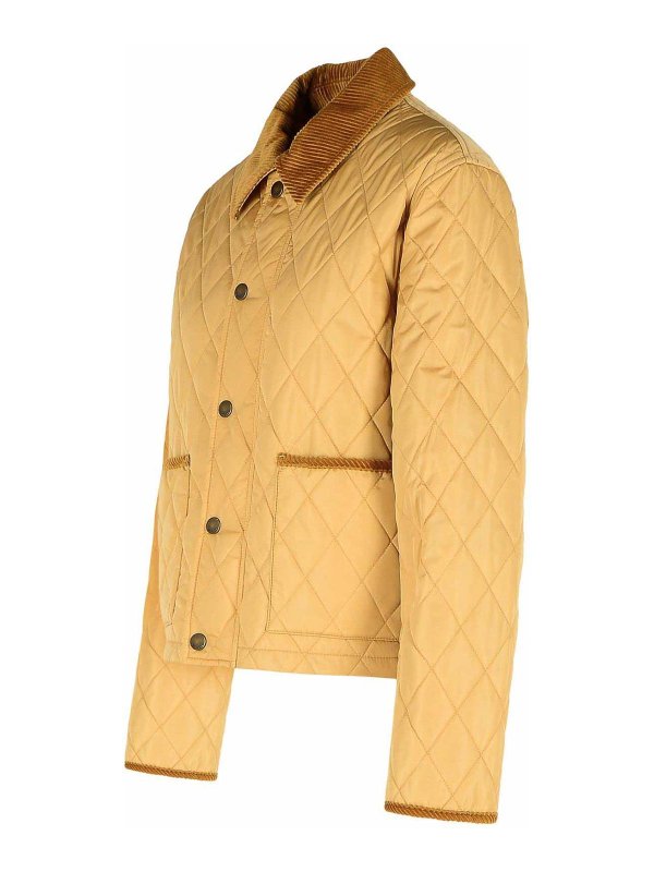 The Best Shops BURBERRY: padded jackets - Padded Beige Polyamide Jacket