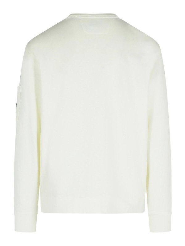 C.P. COMPANY: Suéteres con cuello pico online - Suéter Cuello Redondo - Blanco