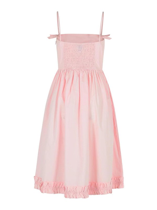 GANNI: ニーレングスドレス online - 膝丈ドレス - ヌードカラー