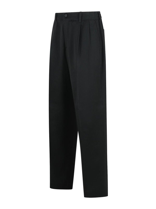 The Best Shops GOLDEN GOOSE: pantaloni casual - Pantaloni di lana vergini neri