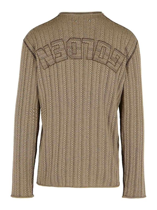GOLDEN GOOSE: crew necks online - Norton Brown Cotton Sweater