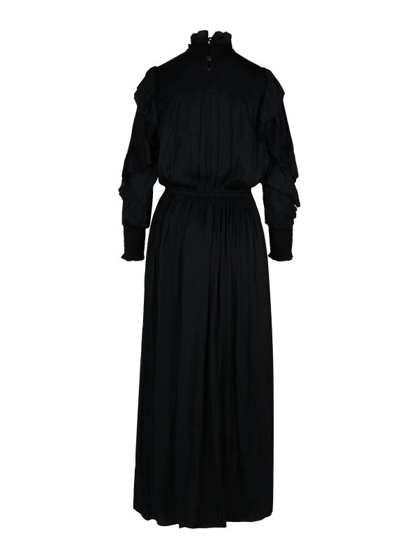 ISABEL MARANT: abiti al ginocchio online - Vestito  in poliestere nero Charlene