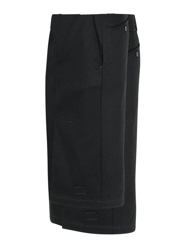 The Best Shops Maison Margiela: Knee length skirts & Midi - Pencil Black Polyester Blend Skirt