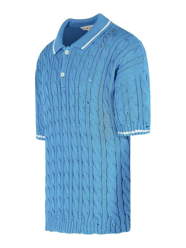 The Best Shops Marni: Polos  - Polo - Bleu Clair