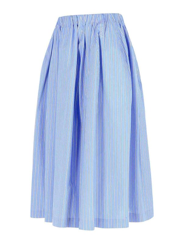 The Best Shops Marni: Faldas media pierna y semilargas - Falda Semilarga - Azul Claro