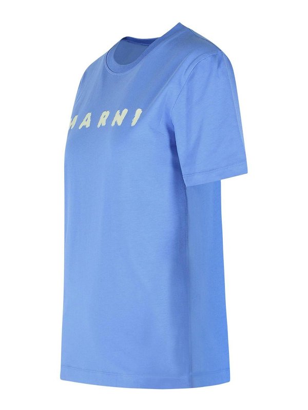The Best Shops Marni: T-shirts - T-Shirt - Blau