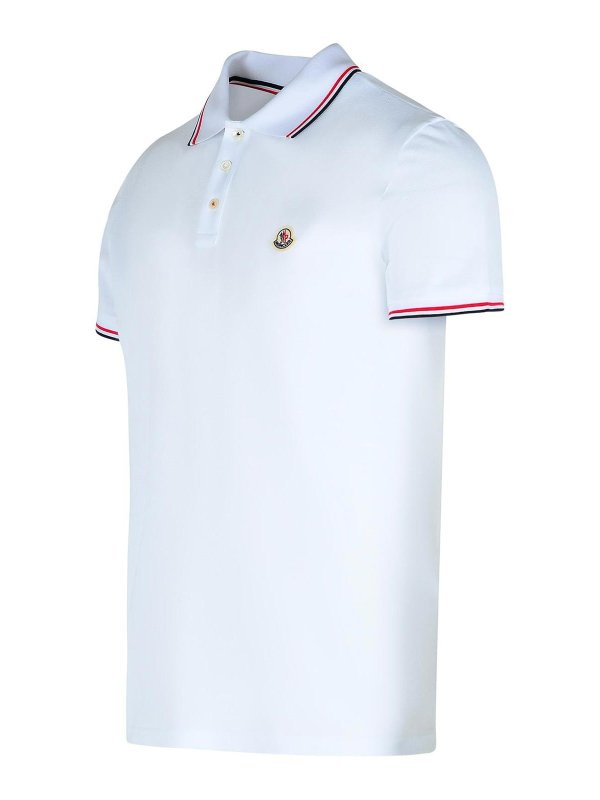 The Best Shops MONCLER: ポロシャツ - ポロシャツ - 白