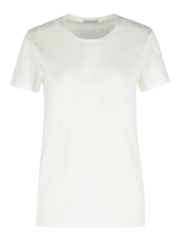 MONCLER: Camisetas - Camiseta - Blanco