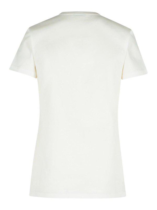 MONCLER: Camisetas online - Camiseta - Blanco