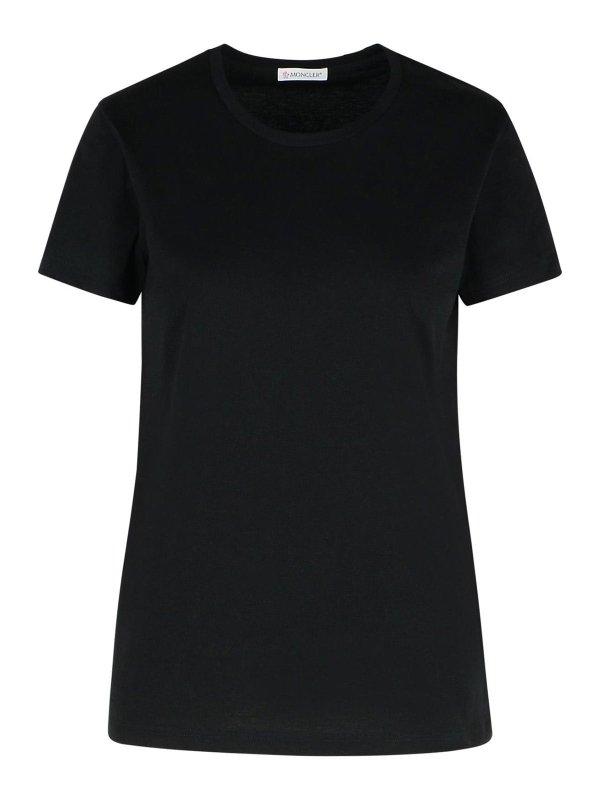 MONCLER: T-shirts - T-Shirt - Schwarz