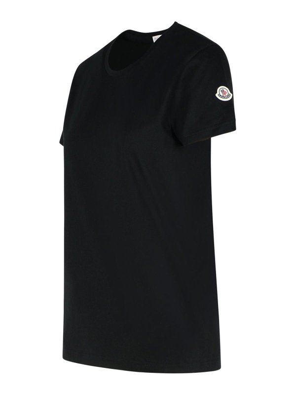 The Best Shops MONCLER: T-shirts - T-Shirt - Schwarz