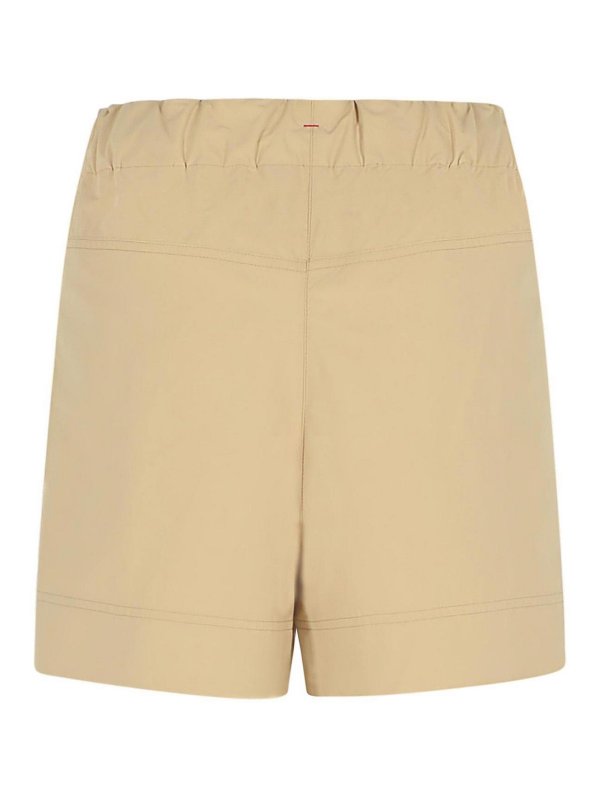 MONCLER: Trousers Shorts online - Beige Polyester Shorts
