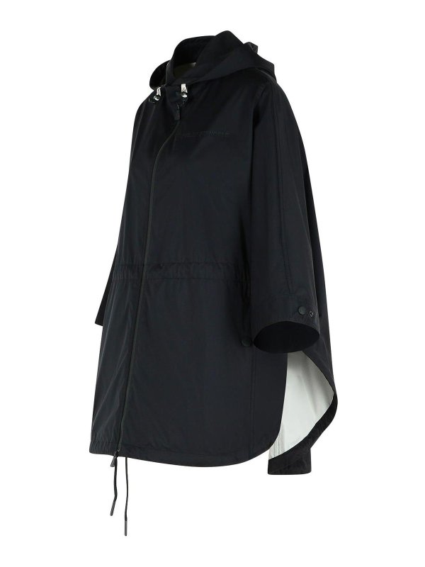 The Best Shops MONCLER: ケープ＆ポンチョ - ケープ/ポンチョ - 黒