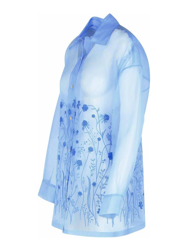 The Best Shops P.A.R.O.S.H.: Camisas - Camisa - Azul Claro