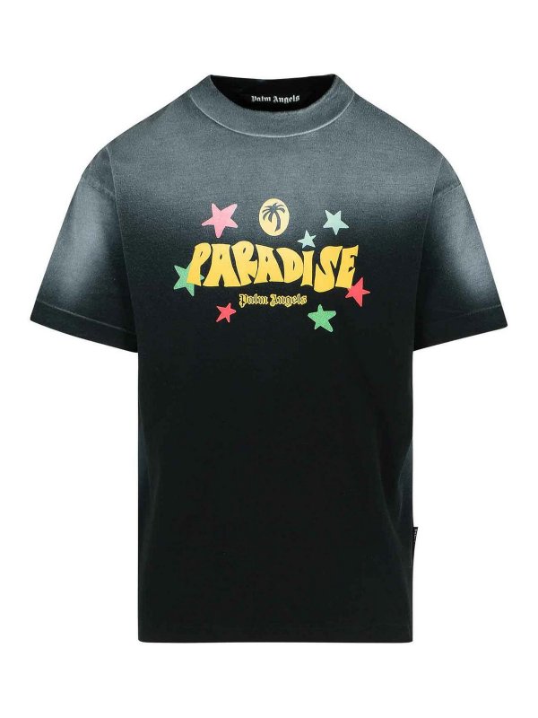 Palm Angels: T-shirts - T-Shirt - Noir