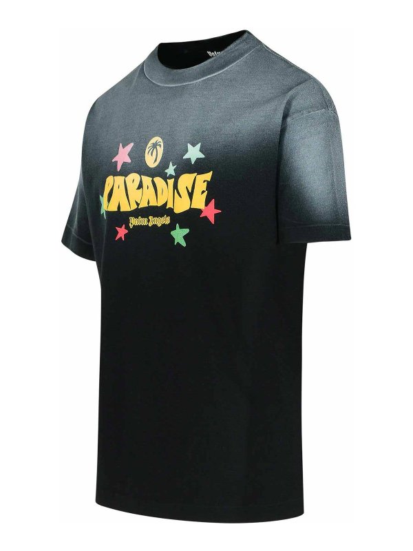 The Best Shops Palm Angels: T-shirts - T-Shirt - Noir