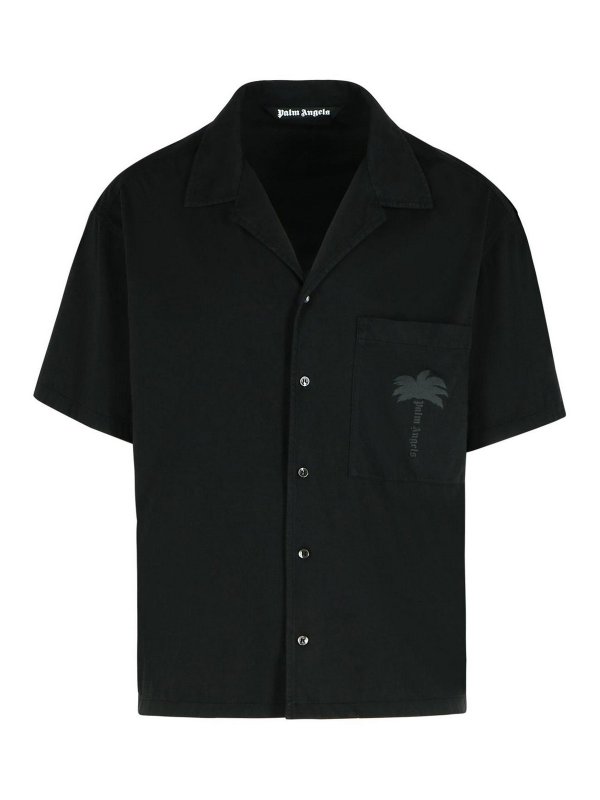 Palm Angels: シャツ - シャツ - 黒