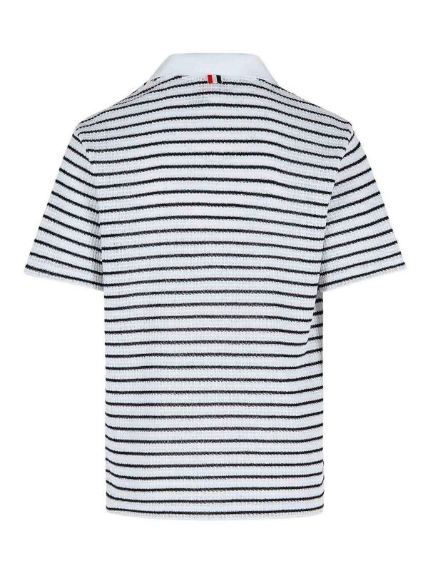 THOM BROWNE: ポロシャツ online - ポロシャツ - ダークブルー