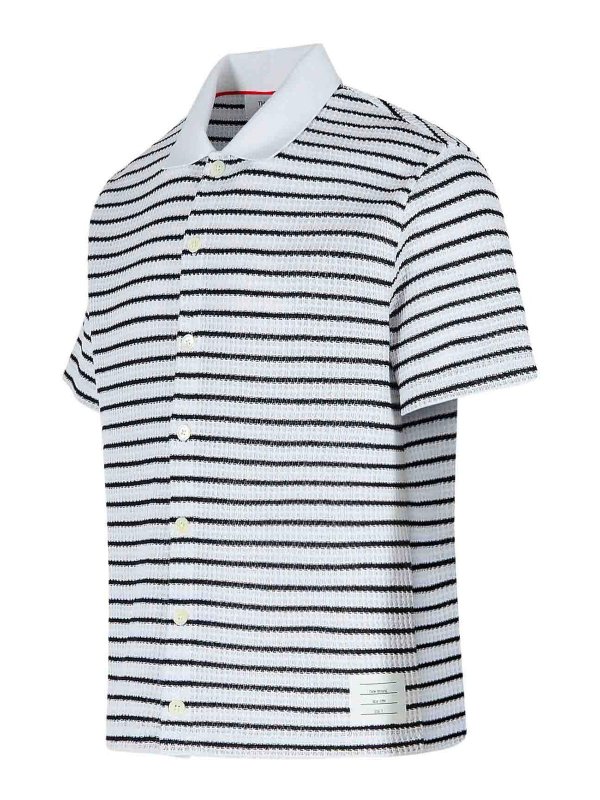 The Best Shops THOM BROWNE: ポロシャツ - ポロシャツ - ダークブルー