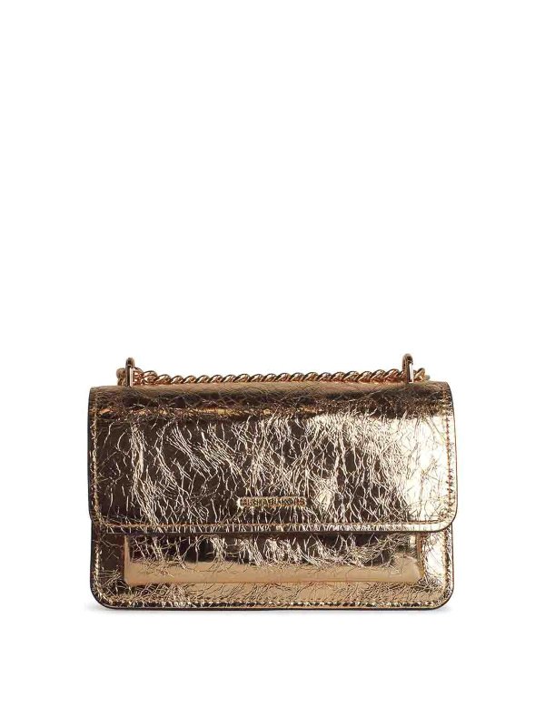 MICHAEL KORS: クロスボディバッグ - クロスボディバッグ - 金