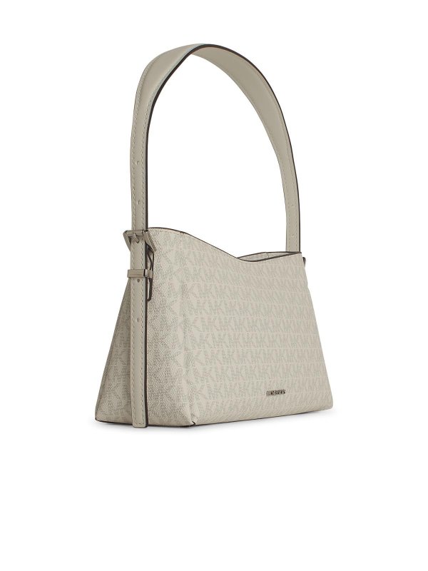 MICHAEL KORS: cross body bags online - Moore White Leather Bag