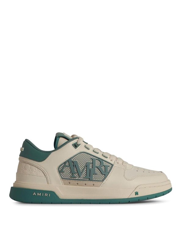 AMIRI: trainers - Classic Low Light Blue Leather Sneakers