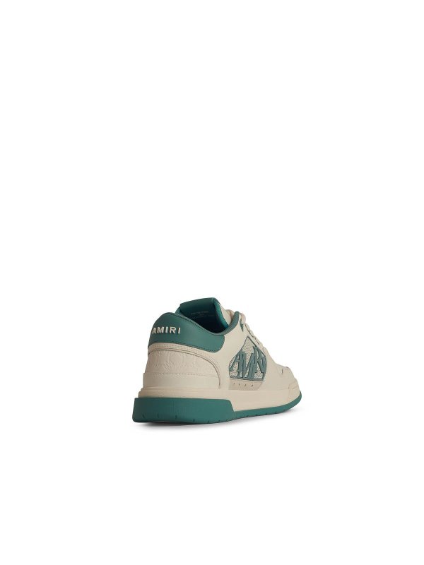 The Best Shops AMIRI: trainers - Classic Low Light Blue Leather Sneakers