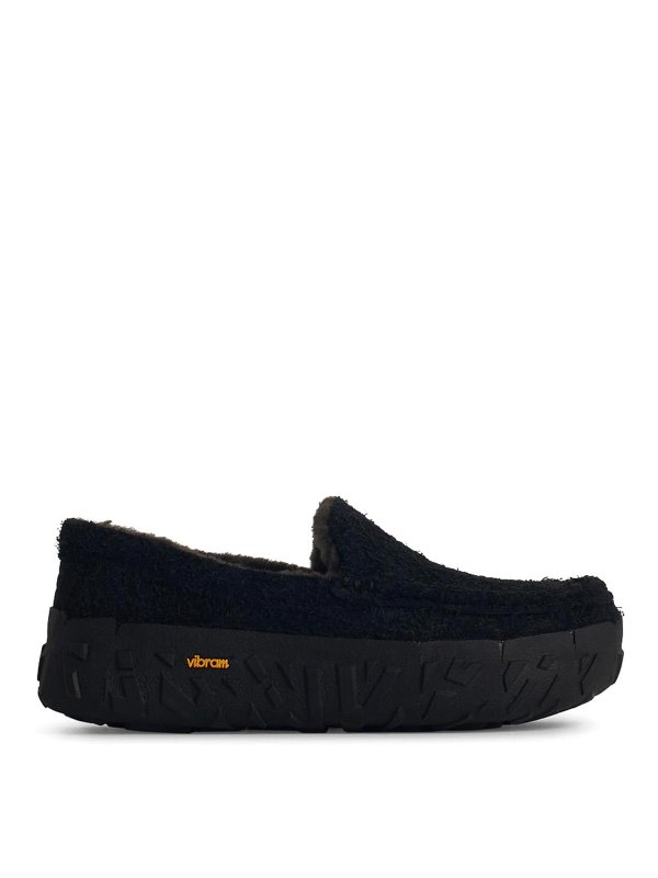 UGG: Loafers & Slippers - Ascot Black Suede Loafers