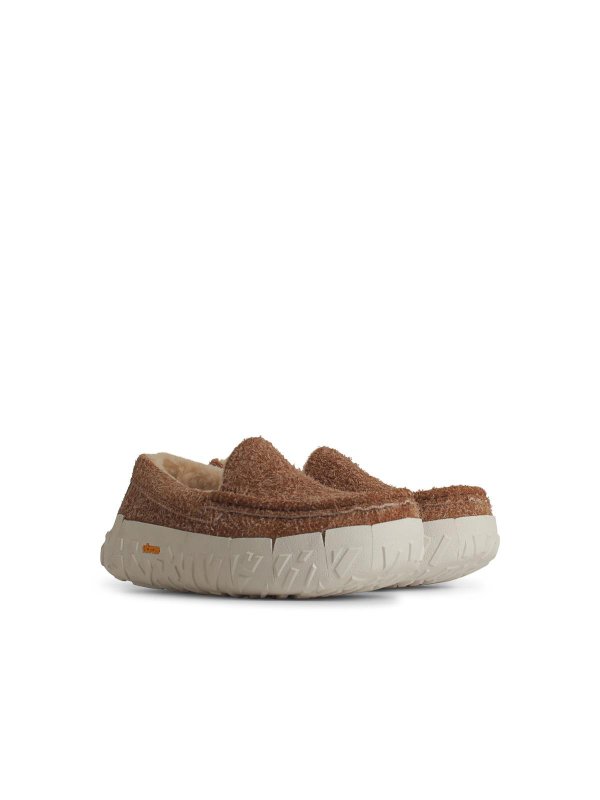 UGG: Mocassini e slippers online - Mocassini in pelle scamosciata marrone ascot