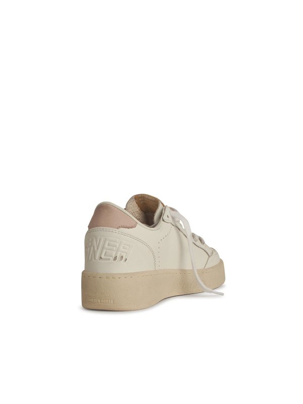 The Best Shops GOLDEN GOOSE: sneakers - Ball Star 2 Sneaker in pelle bianca