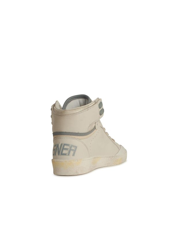 The Best Shops GOLDEN GOOSE: sneakers - Sneaker in pelle bianca stella sky