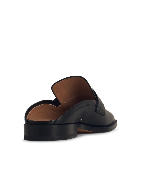 The Best Shops Maison Margiela: mules shoes - Black Leather Sabots