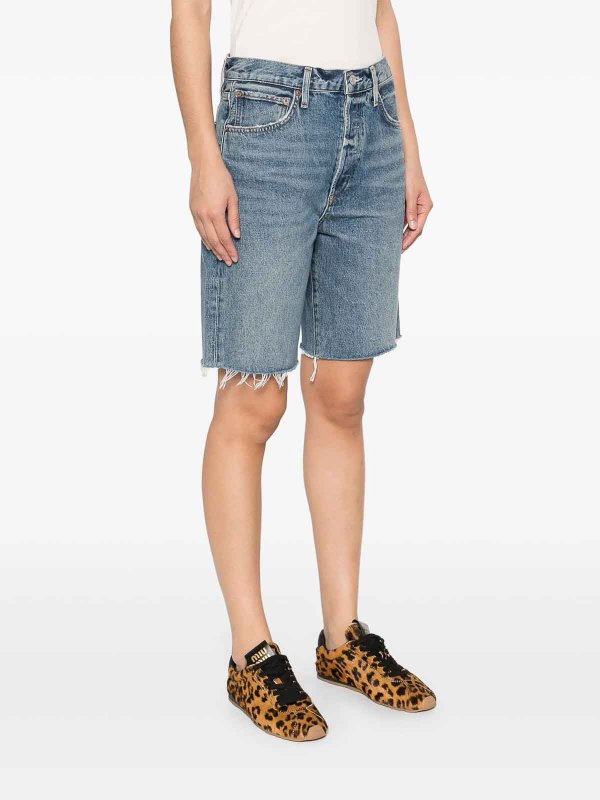 The Best Shops AGOLDE: Hosen Shorts - Shorts - Weiß