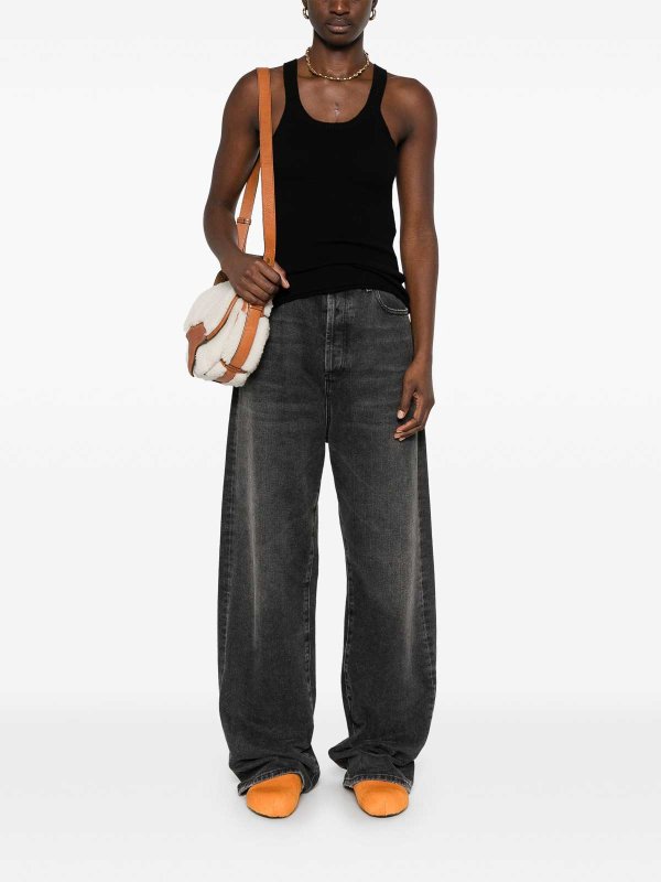 ALANUI: Tops y camisetas sin mangas online - Top - Negro