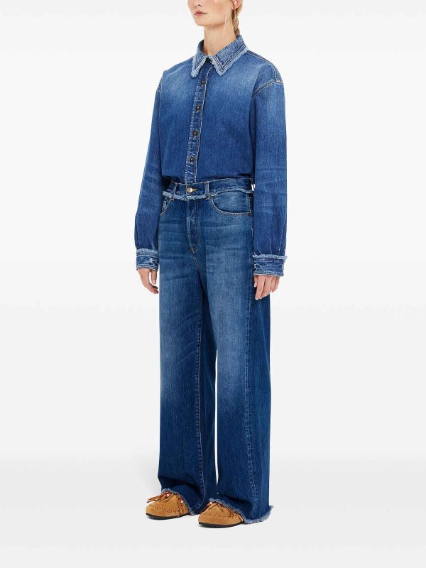 The Best Shops ALANUI: Jeans évasés - Jean Bootcut - Bleu