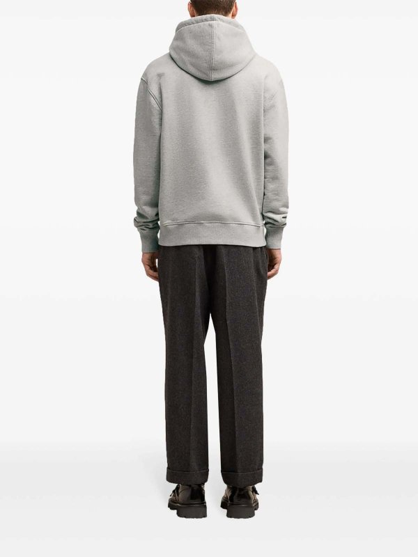 スウェットシャツ/セーター - ライトグレー shop online: AMI PARIS