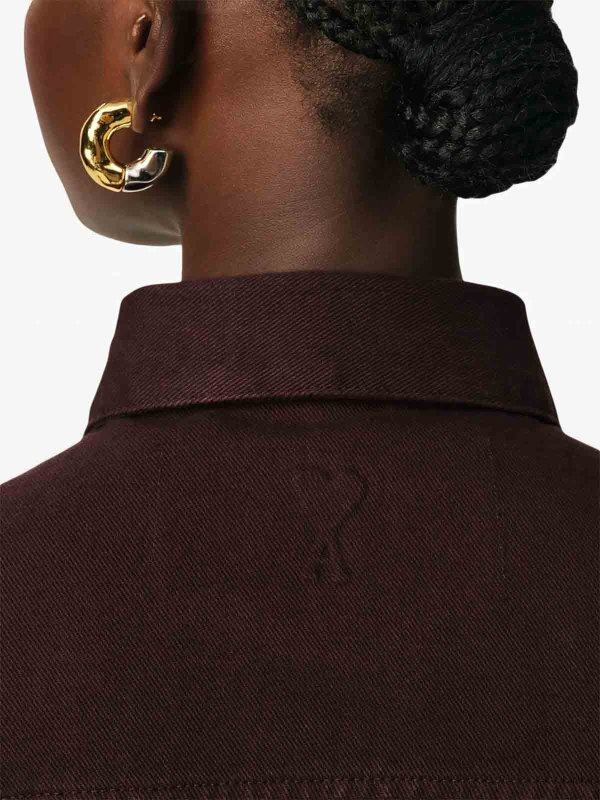 AMI PARIS buy online Knielanges Kleid - Weiß