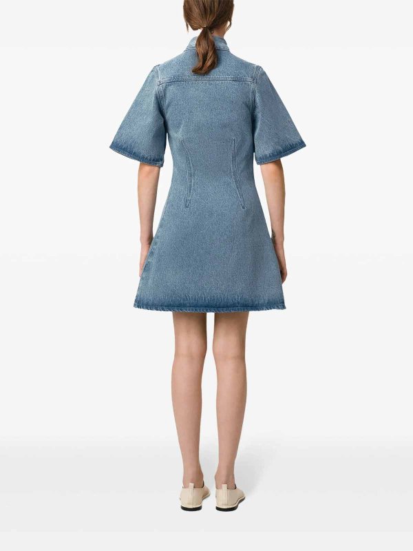 Denim Shirtdress shop online: AMI PARIS