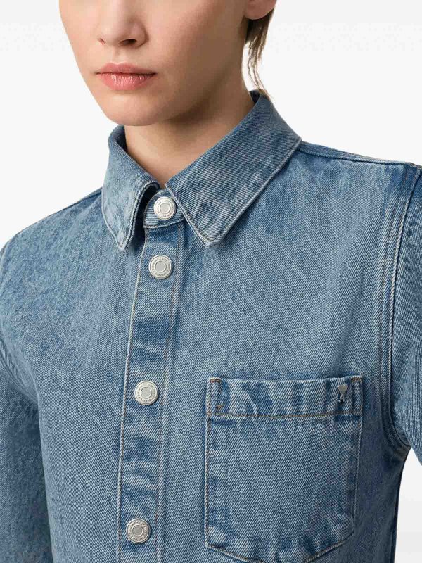The Best Shops AMI PARIS: Denim Shirtdress