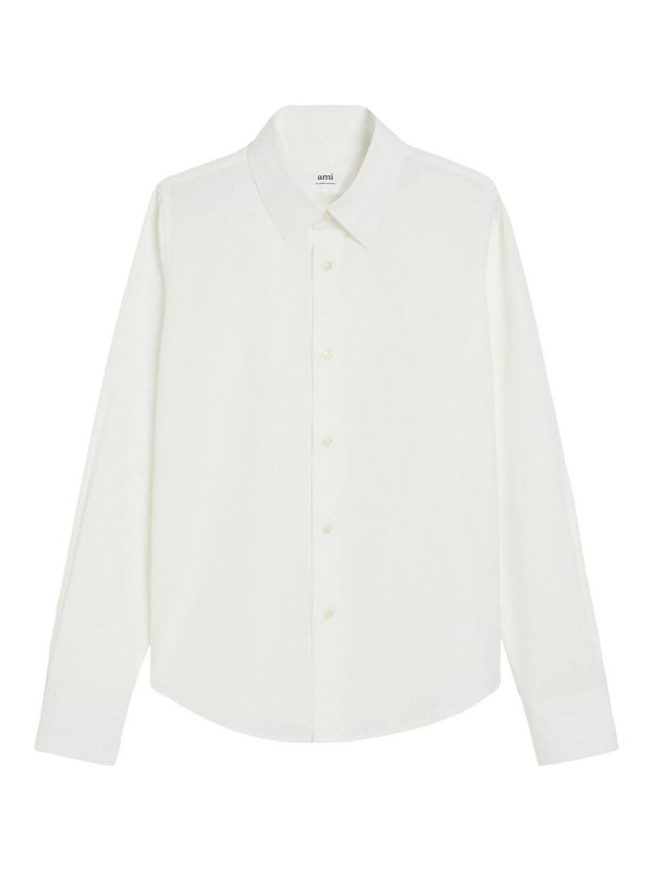 AMI PARIS: Camisas - Camisa - Blanco